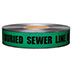 ELT-8453-8                     3"X1000' UNDERGROUND DET. TAPE "BURIED SEWER